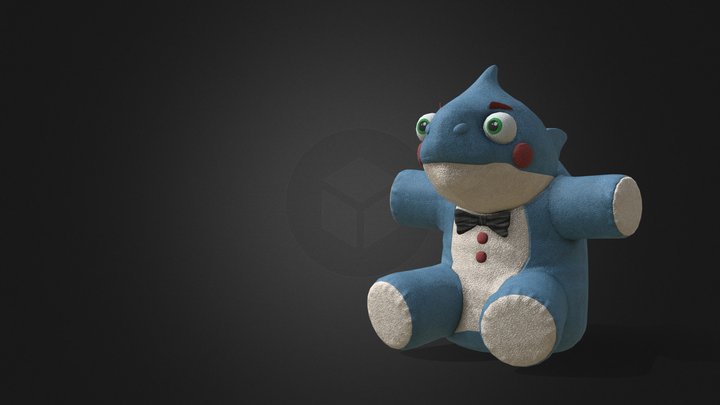 Shanty the Shark: Plushie Edition 3D Model