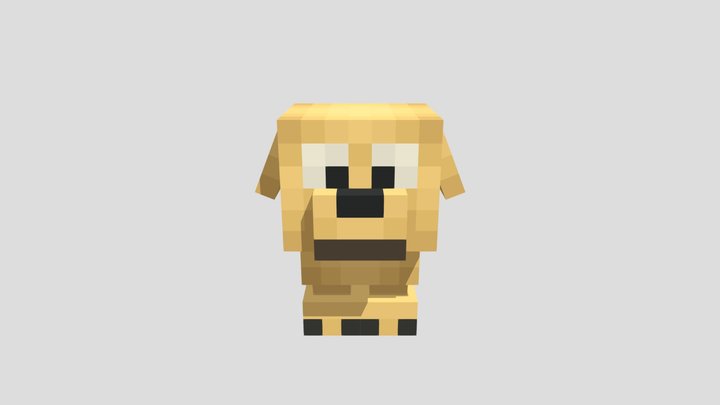 Minecraft puppy 3D Model