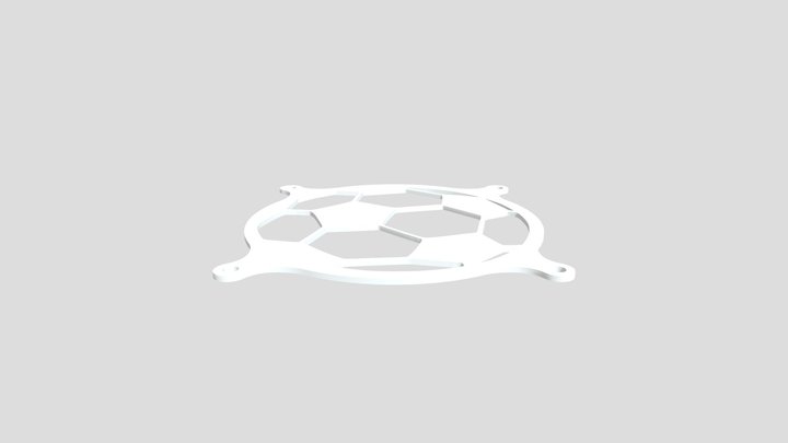 Fan grill size 120mm 3D Model