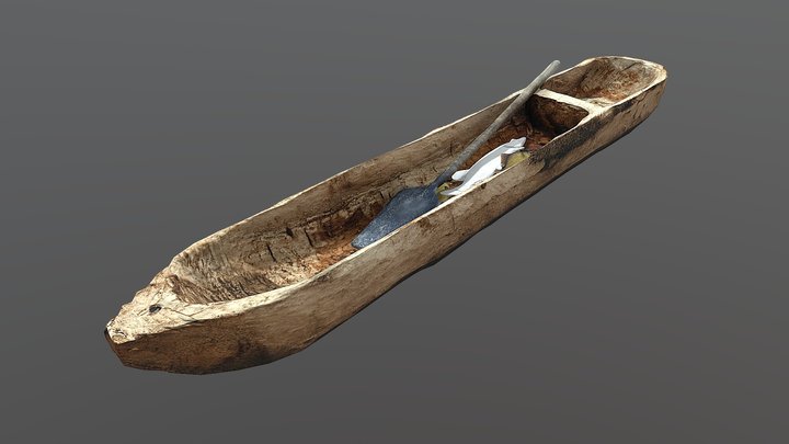 Dugout canoe 3D Model