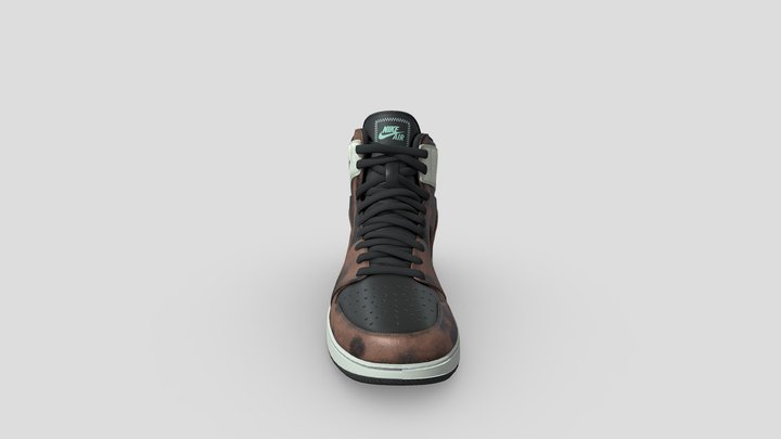 Nike Air Jordan - Rustic Copper 3D Model