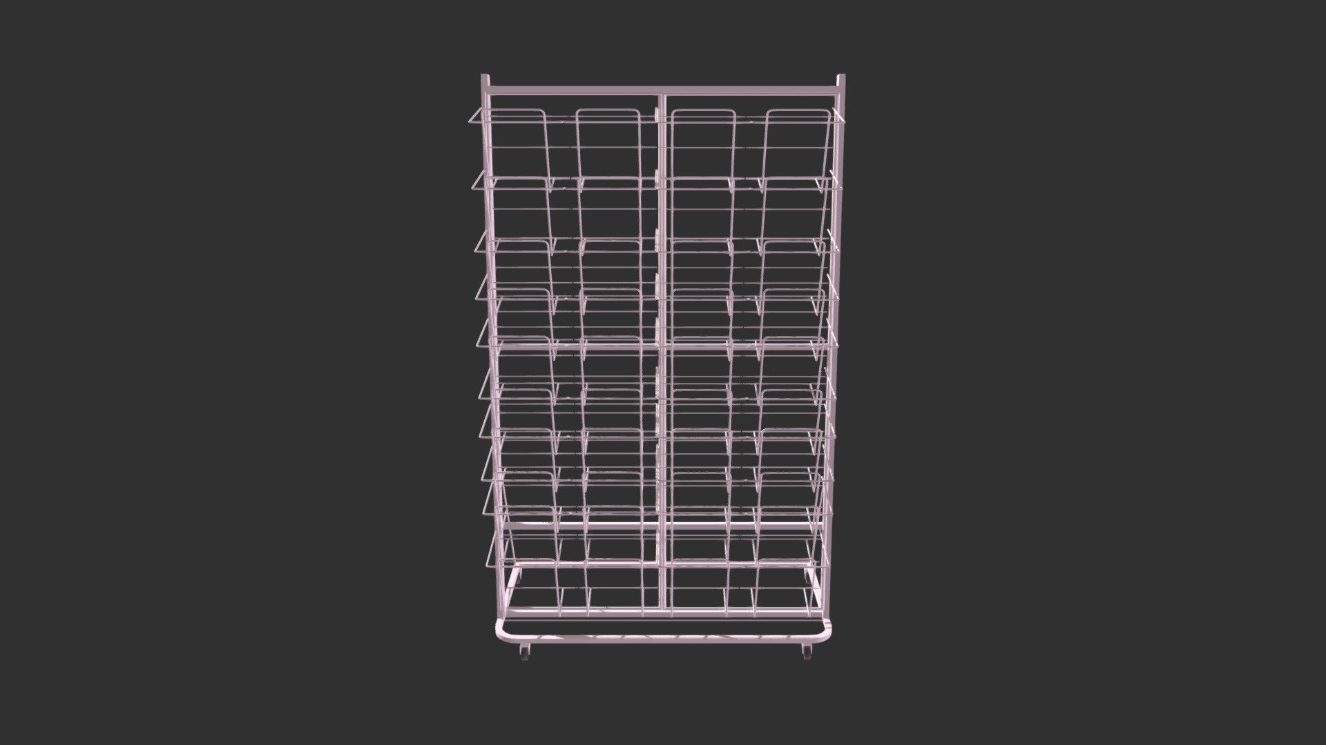 22 Pockets Newspaper display stand