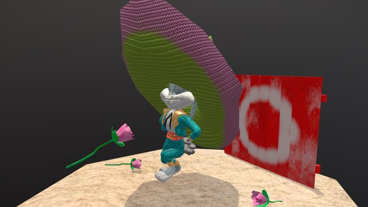 Bugs Bunny torero 3D Model