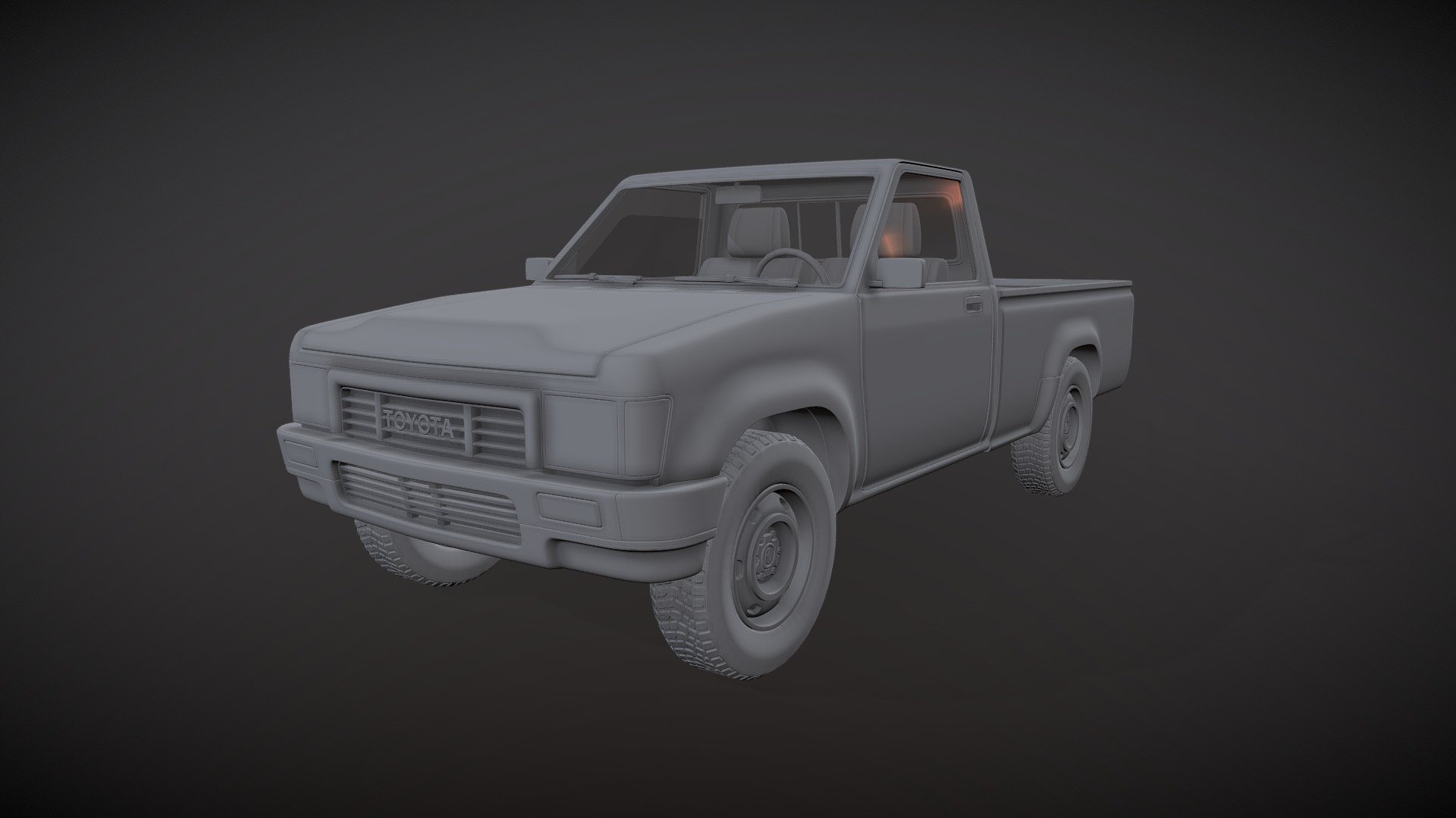 Toyota Hilux 1989 Download Free 3D model by Plevako [5f545f0] Sketchfab