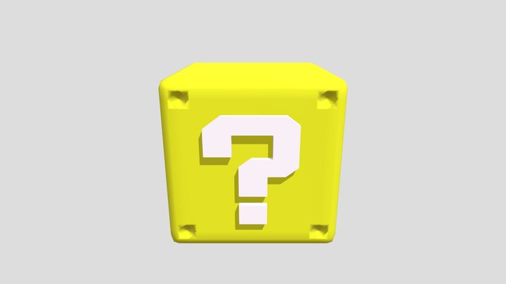 Mario Bros🍄Lucky Block / Question Block - Download Free 3D model