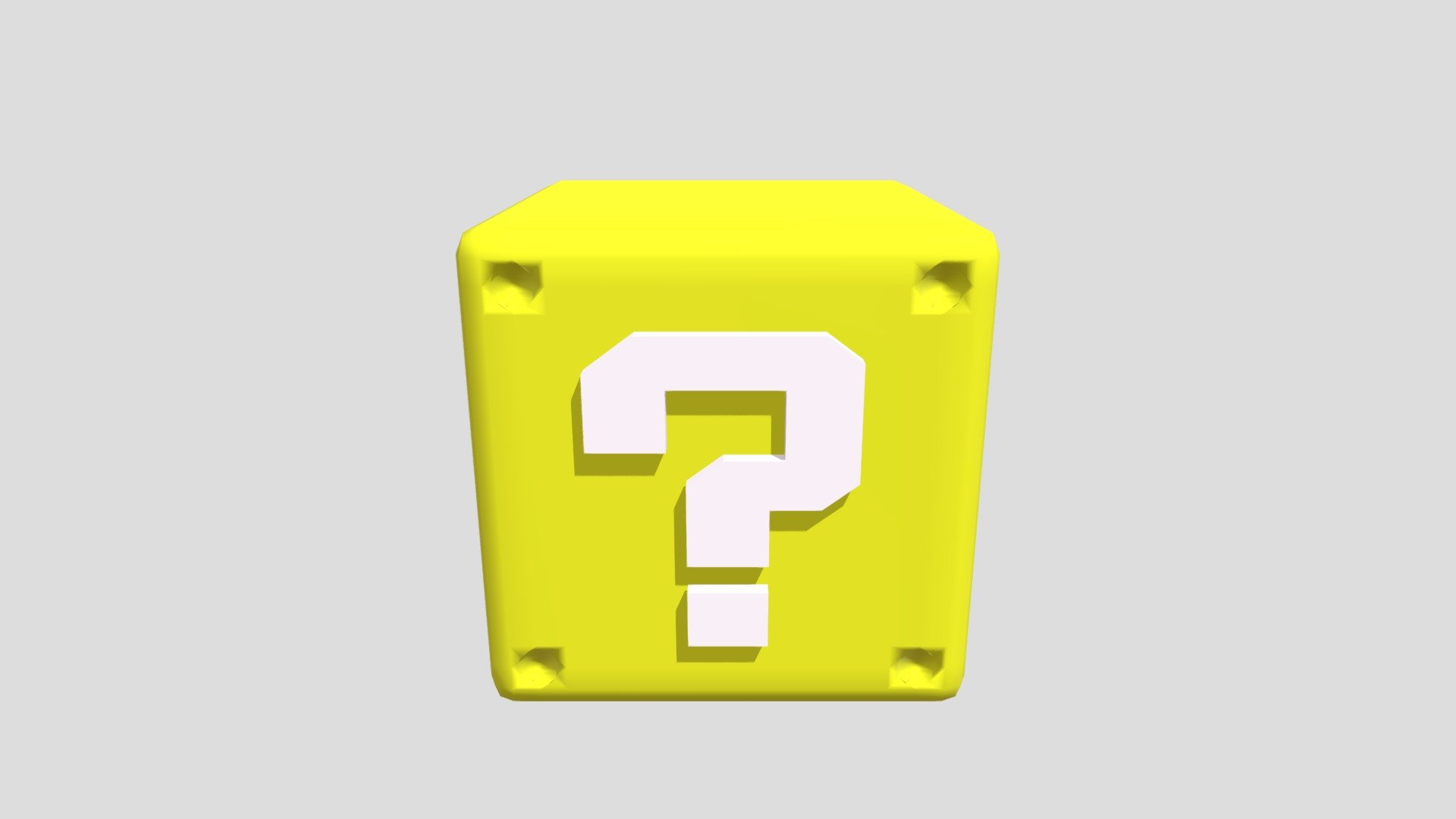 Super Mario Bros Question Block - 3D model by grkpektis [5f54d4a ...