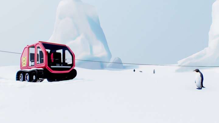 Arctic vehicle 3D Model