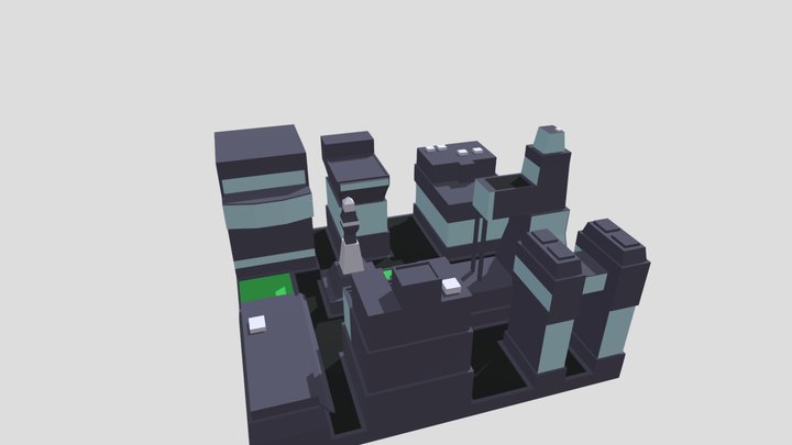 City block 3D Model