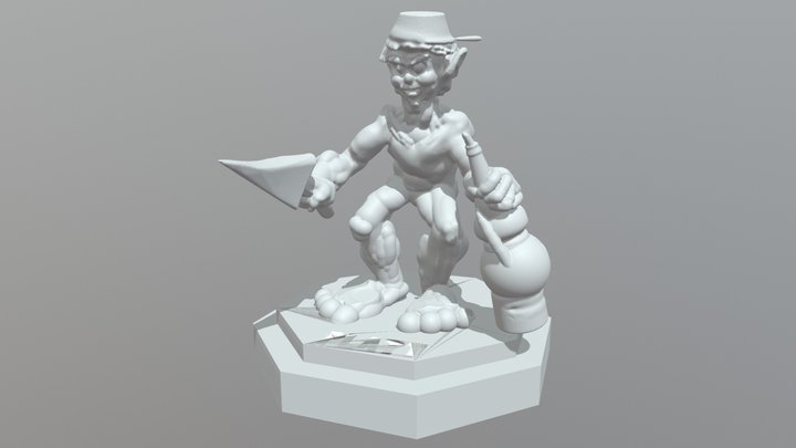Platt Greenbottle v1 Maya Tweaked 3D Model
