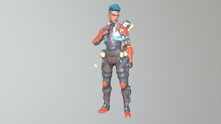 Bangalore 3D Model Apex Legends 3D Model