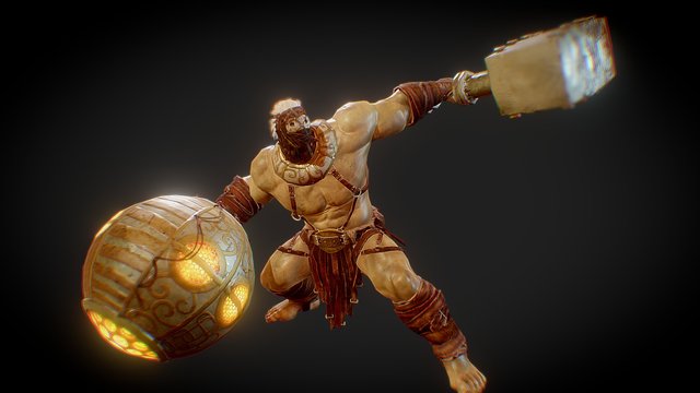 Gods of Rome - Atlas 3D Model