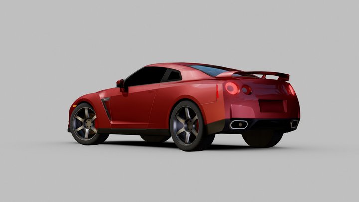 Nissan GT-R 3D Model