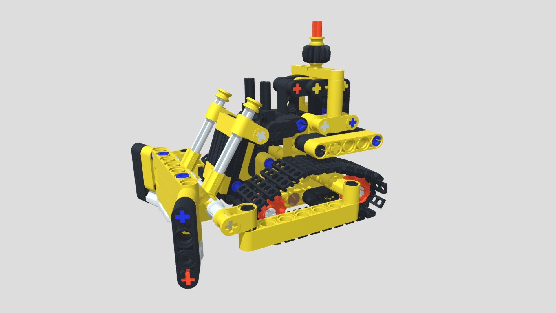 LEGO Technic 42163 Heavy Duty Bulldozer - Download Free 3D model