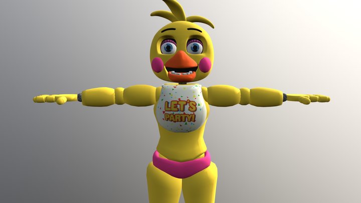 Toy Chica 3D Model