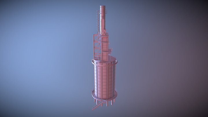 Fired Heater 3D Model