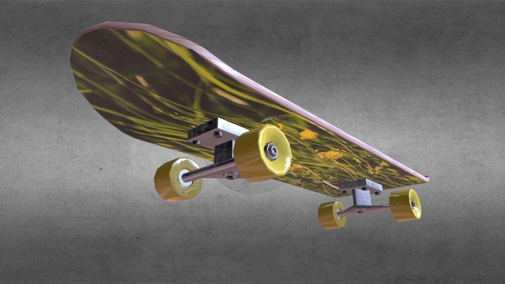 Skateboard | New skateboard | Скейтборд – Modello 3D gratuito STL