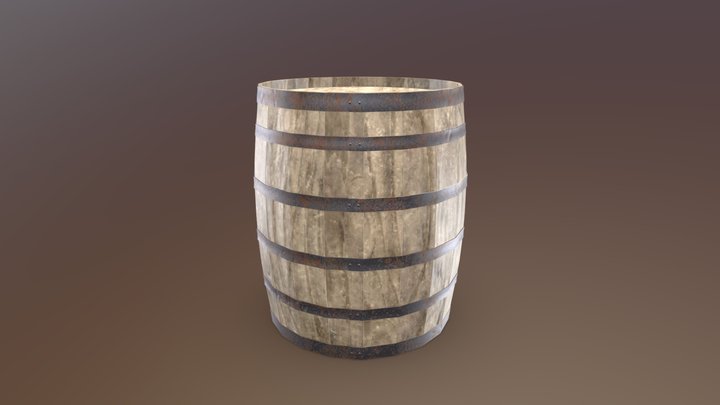 Barrel_0001 3D Model