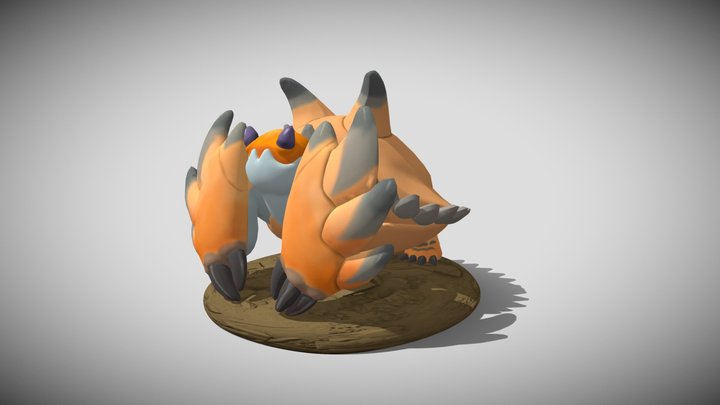 Cute Creature - 2ANI17N 3D Model