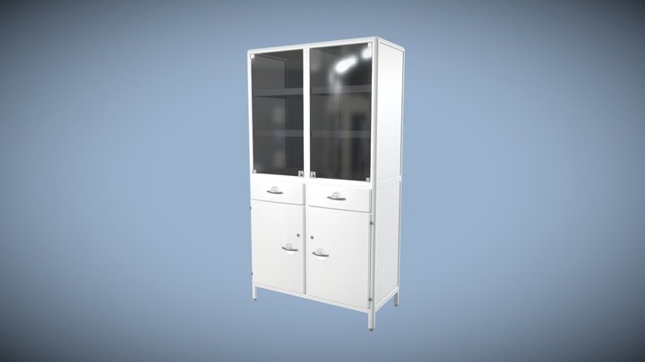 ЛАБОРАТОРНЫЙ ШКАФ ШМЛ-01 «ЕЛАТ»  Код 1686 3D Model