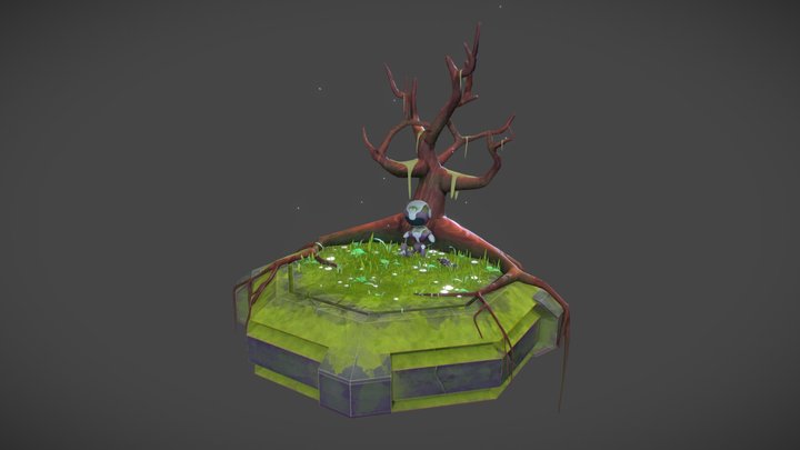 Stylized Tree 3D Model