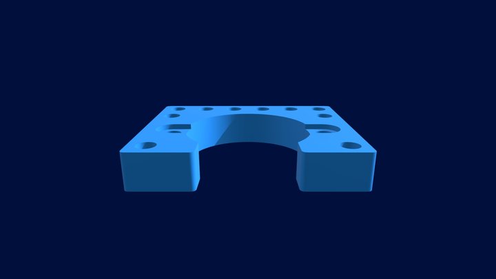 28BYJ48 Stepper Motor Bracket for Makeblock 3D Model