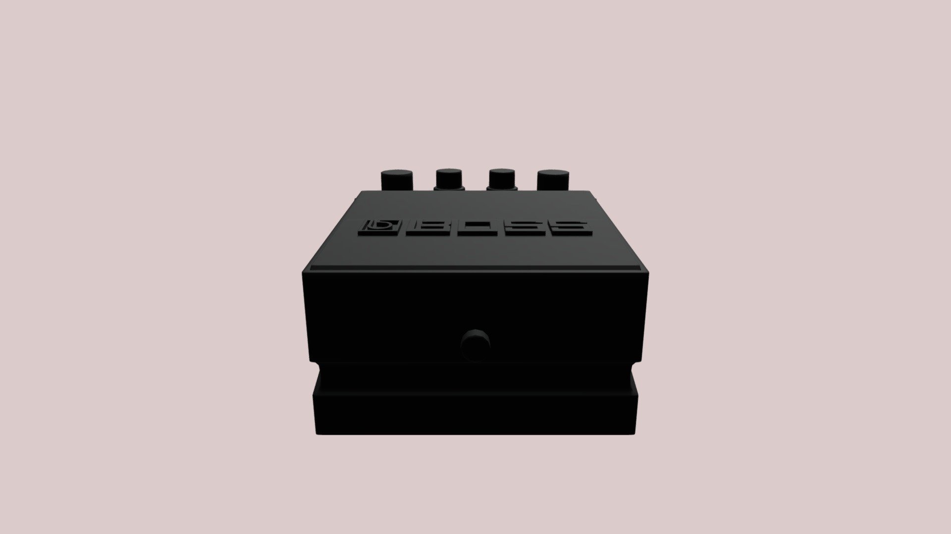 Boss Metal Zone Pedal High Poly
