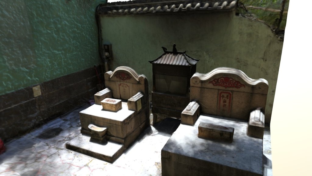 居仁和啟明社稷神位(觀音堂旁) - 3D model by inaciso [5f5feb1] - Sketchfab