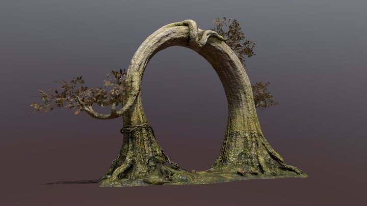 Magical Tree Portal - Alt Version 3D Model