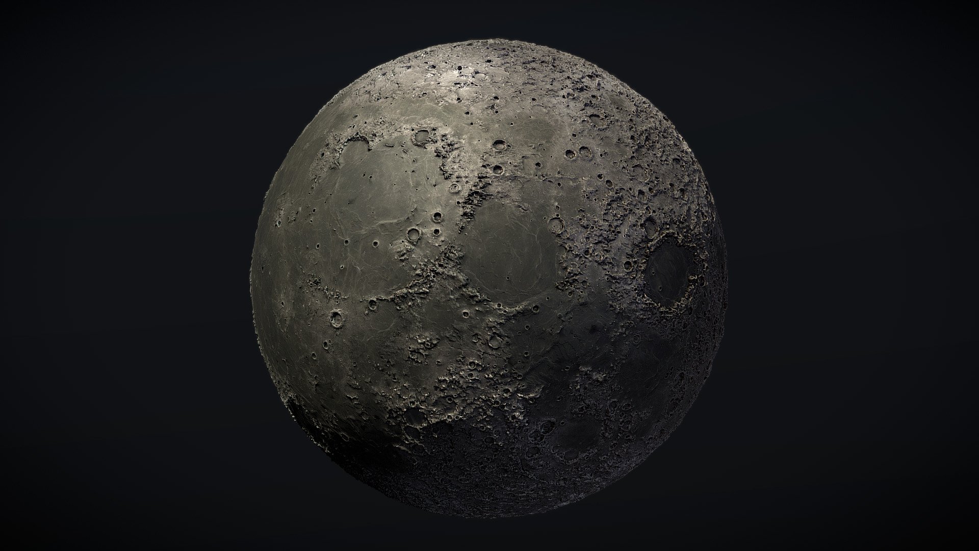 Moon 3D Globe