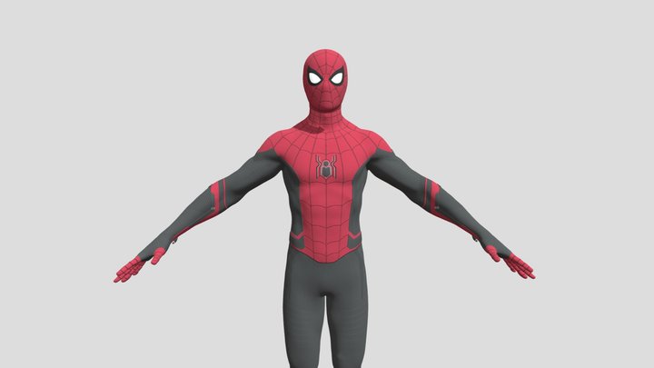 Spiderman Far From Suit 3D Model