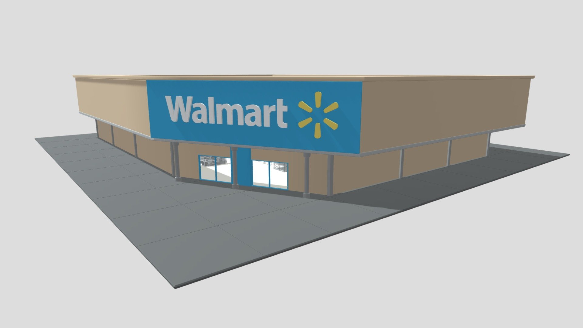 WALMART 3D Model By MrZ0o 5f62158 Sketchfab