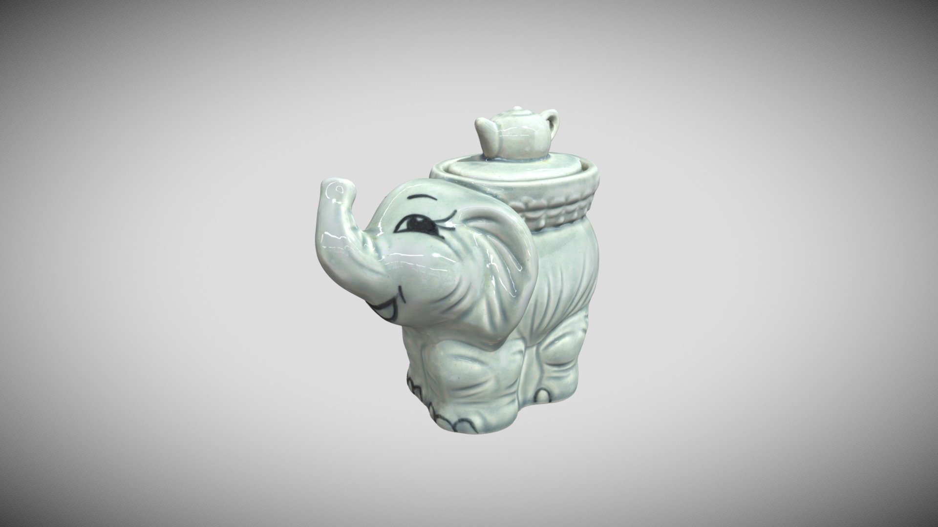 Ceramic Teapot Elephant