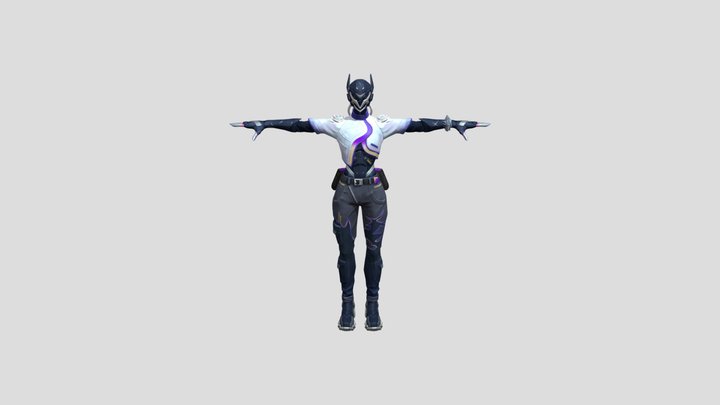 Vyse (T-pose) 3D Model