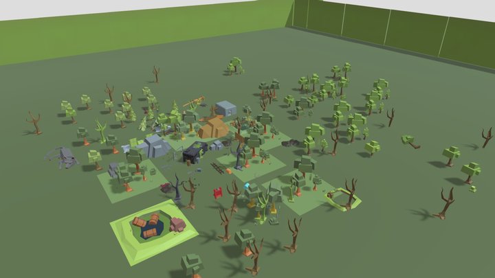 Карта ChickenGun 3D Model