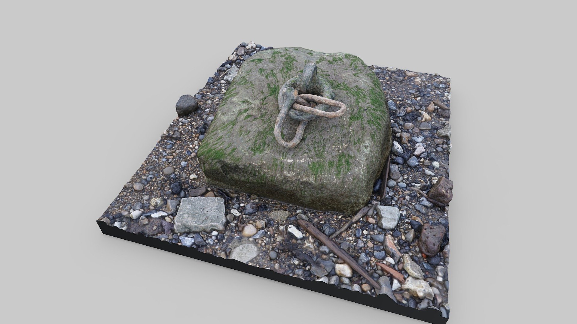 Anchor Point on Thames Foreshore