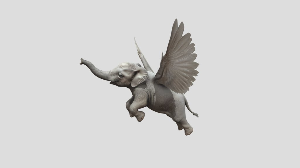 Flying elephant