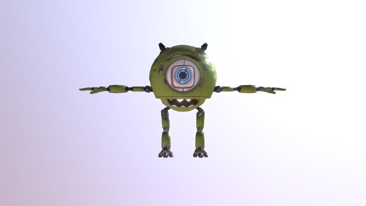 Robot Mike 3D Model