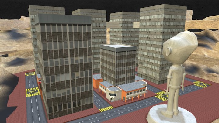MONKEY CITY 3D Model
