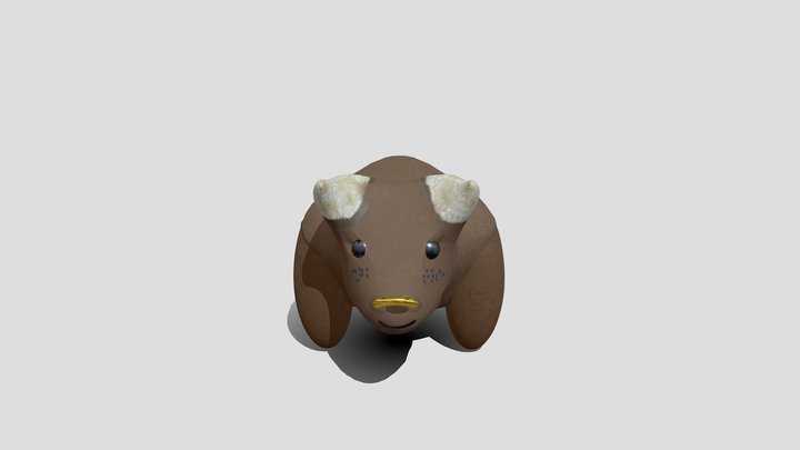 Cute Bull Toy - James Greer 3D Model