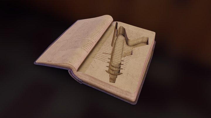 Book-case 3D Model