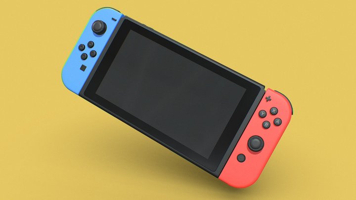 NINTENDO SWITCH V1 3D Model