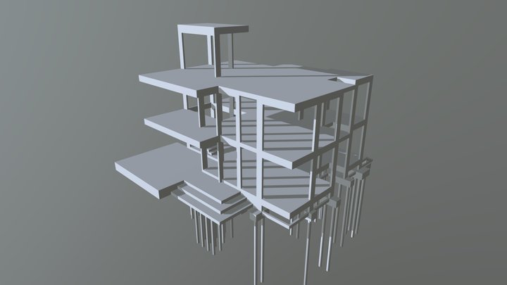 Residência Unifamiliar 3D Model