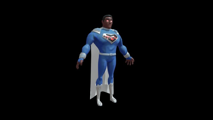 Stylized Character - Superman Val Zod 3D Model