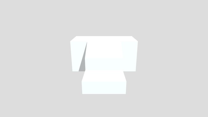 방향용 큐브 3D Model