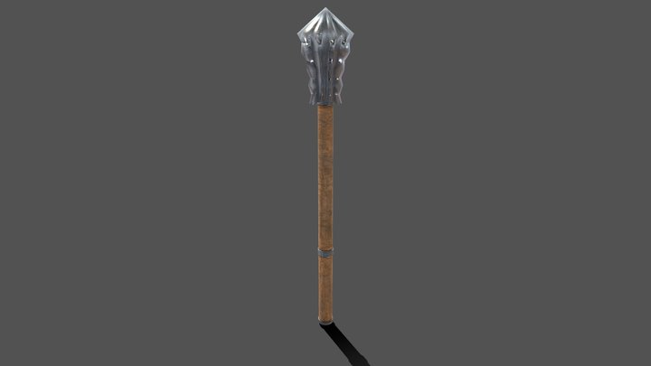 Medieval Mace 3D Model