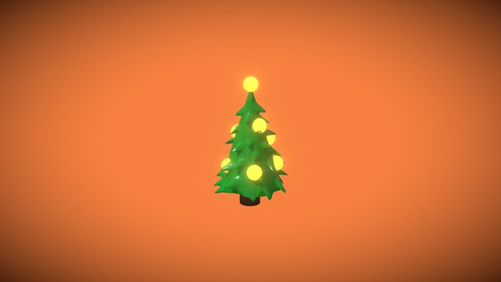 X'mas tree of ikura of sushi 3D Model