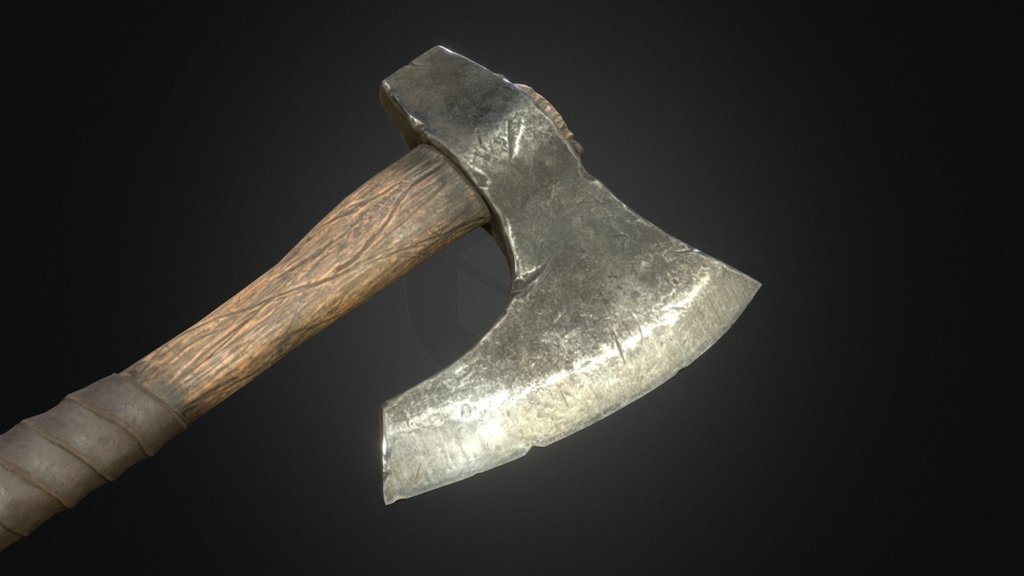 Viking Axe - 3D model by McGavish [5f6c46a] - Sketchfab