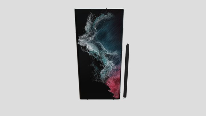 Samsung_Galaxy_S22_Ultra_usdz 3 3D Model