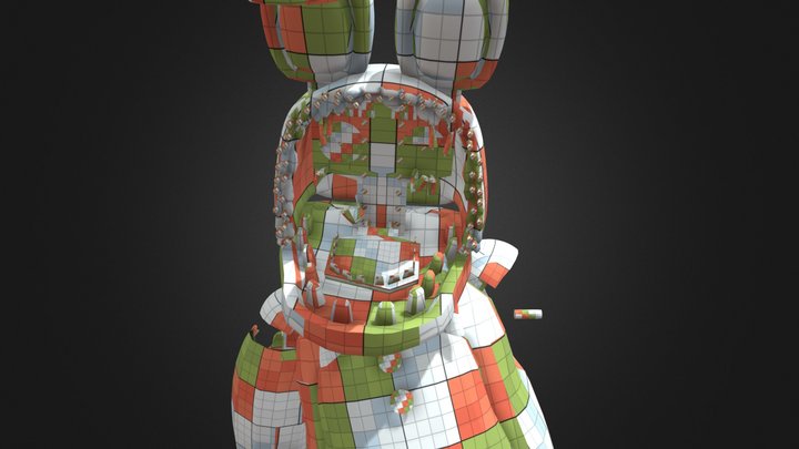 FNaF HW Temp Withered Bonnie – Modèle 3D gratuit STL