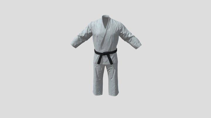 Karate Gi 3d Model 3D Model